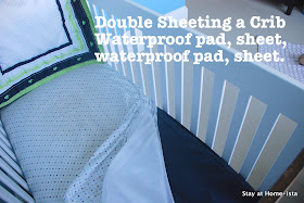 double sheeting a crib