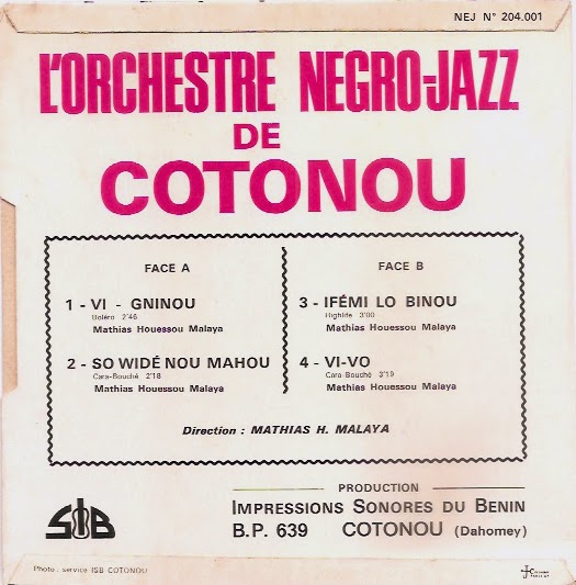 Negro Jazz de Cotonou (1965) Negro+Jazz+de+Cotonou+(back)