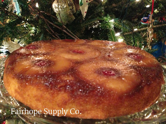 upside down cake, Fairhope Supply Co. 