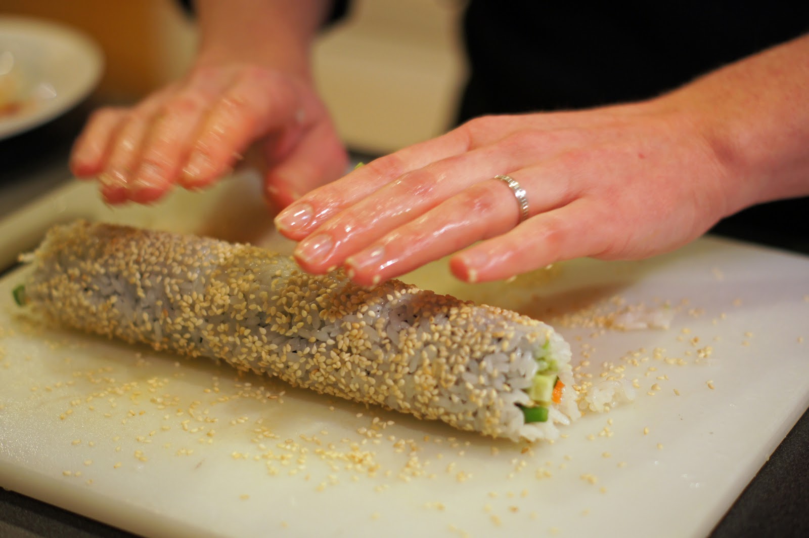 Sutton Grace: vegetable sushi roll