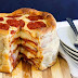 Pepperoni Pizza Cake Recipe