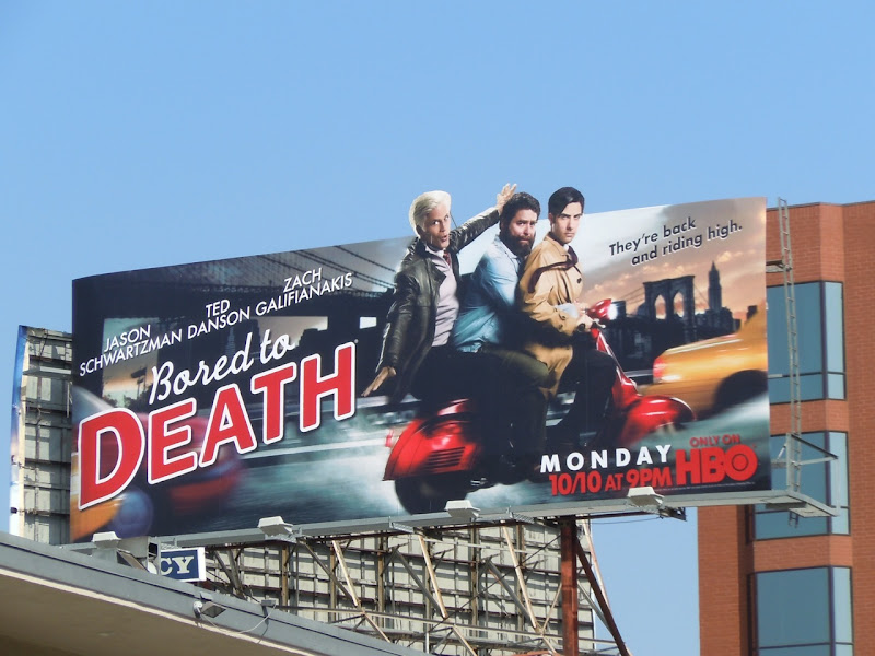Bored to Death season 3 billboard