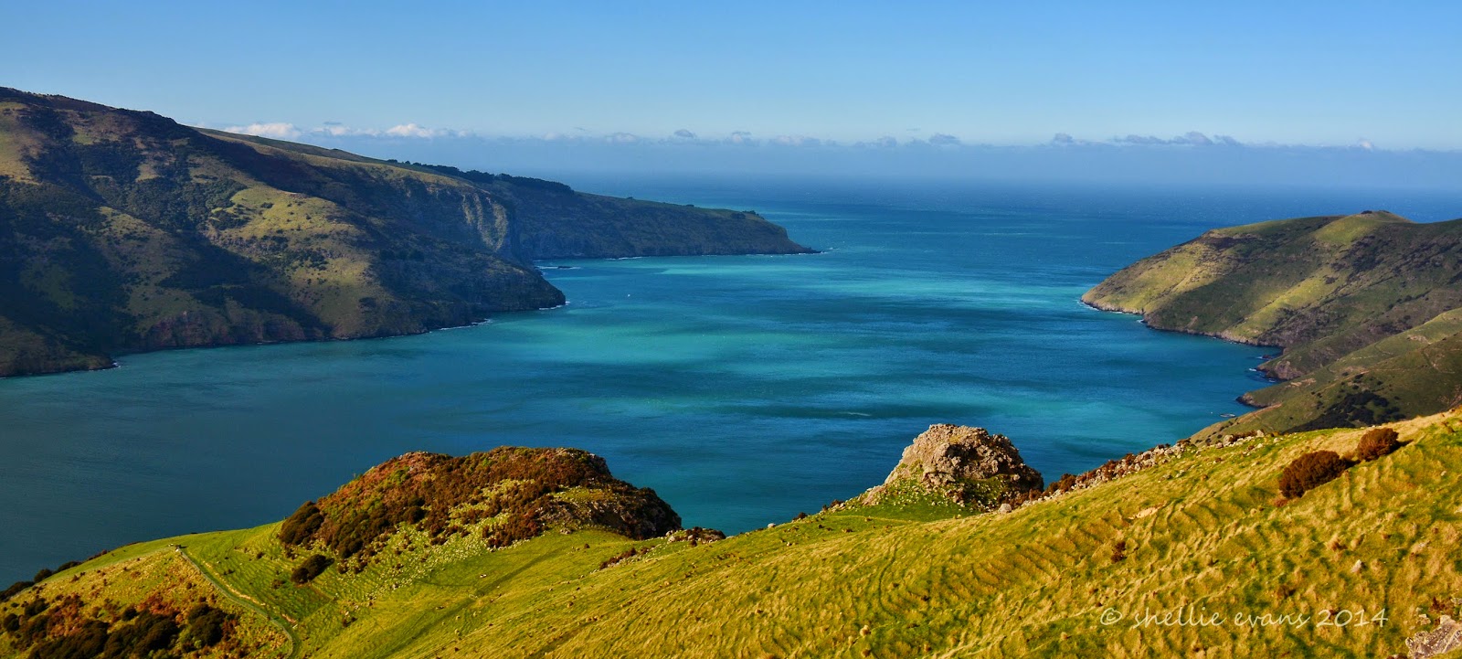 Two Go Tiki Touring Lands End, Banks Peninsula
