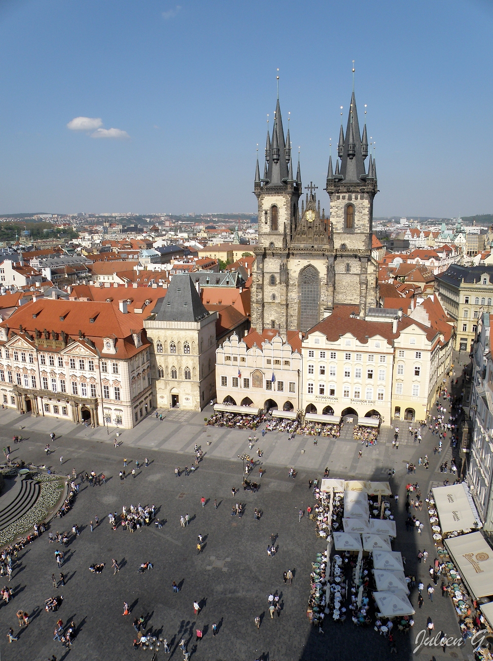 Coins du Monde RÉPUBLIQUE TCHÈQUE Prague La place de la Vieille Ville