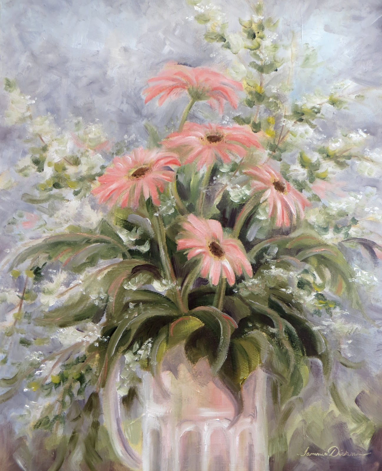 Tammie Dickerson's Artistic Journey Flowers for Abigail