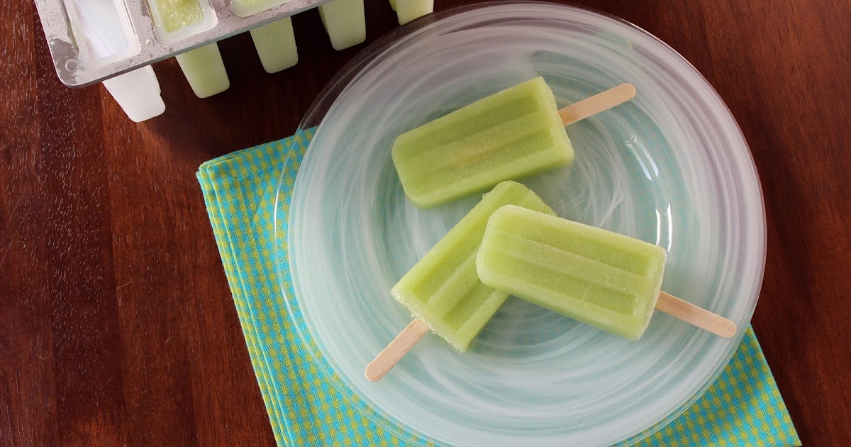 Burp! Recipes Cucumber and Lemon Verbena Popsicles with a Splash of