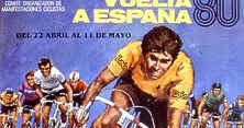 CICLISMO HISTORIA Vuelta a España, carteles 1980/1989.