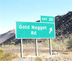 gold nugget outline