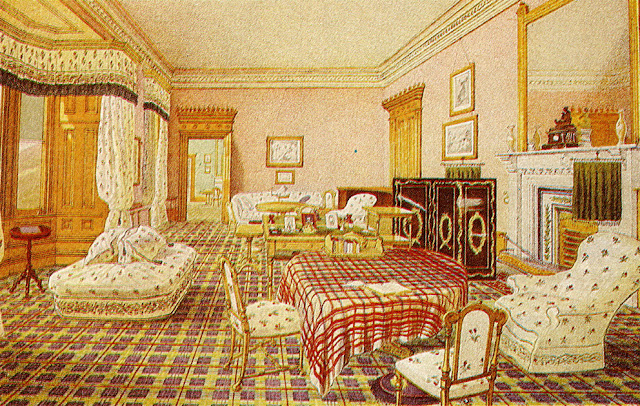 Balmoral tartan interior