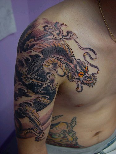 3D Dragon Tattoo. I got this tattoo a few months after I turned 25.