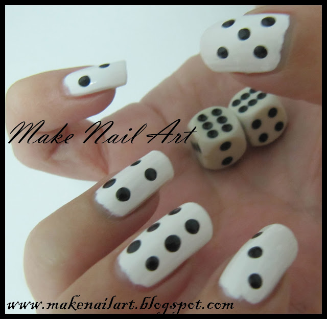 Dice Nail Art Tutorial Make Nail Art