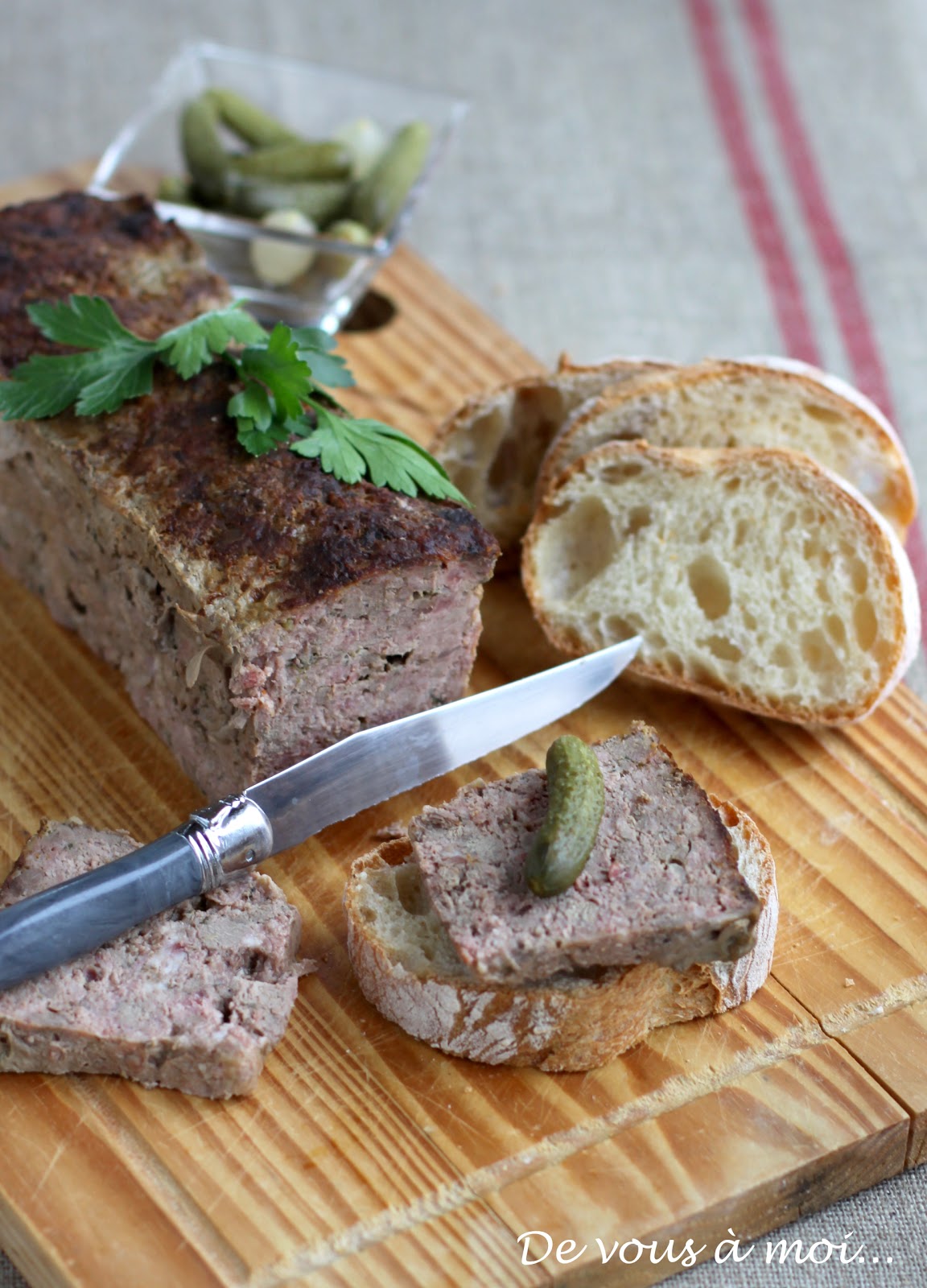 De vous à moi... Terrine de Canard au Porto... Pour Caribou!