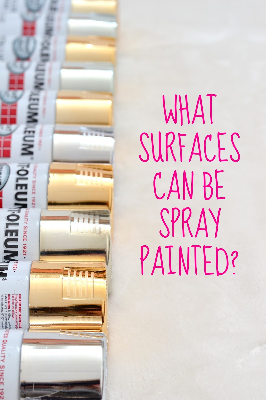 10 Things You Should Know About Spray Paint Livelovediy Bloglovin Spray Paint Is Super Versatile And Can Be Used On Tons Of Diffe Surfaces For Example Wood Plastic Metal Fiberglass Tin Ceramic Mirror Glass