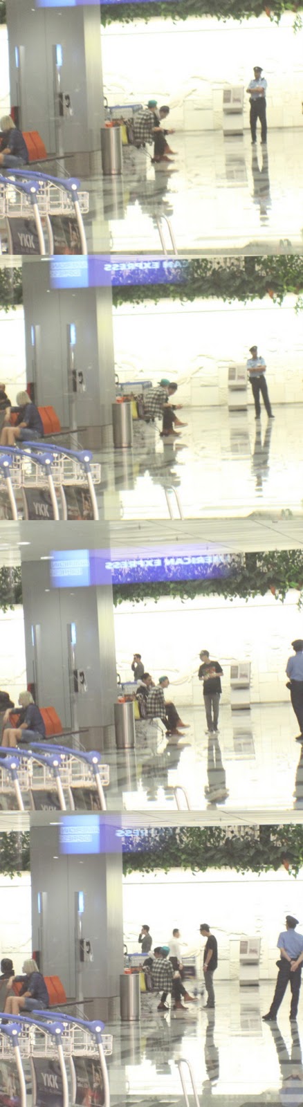 pics - [Pics/vids] Seungri, T.O.P y G-Dragon en el aeropuerto de Changi en Singapur GDTOPVI+CHANGI+4