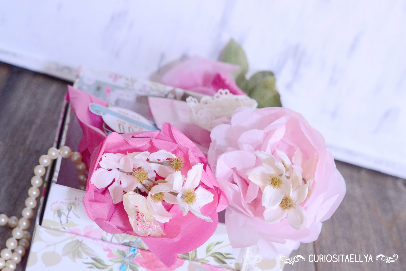 Curiositaellya Pretty Jewelry Tissue Paper Gift Wrap {DIY}