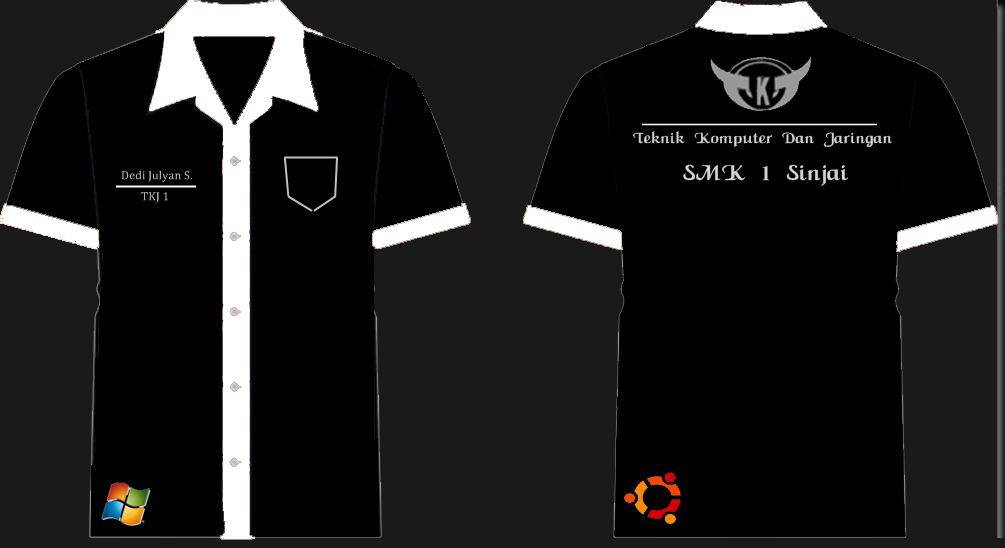 beberapa desain baju persatun TKJ1,,,,yang di desain oleh saya dan