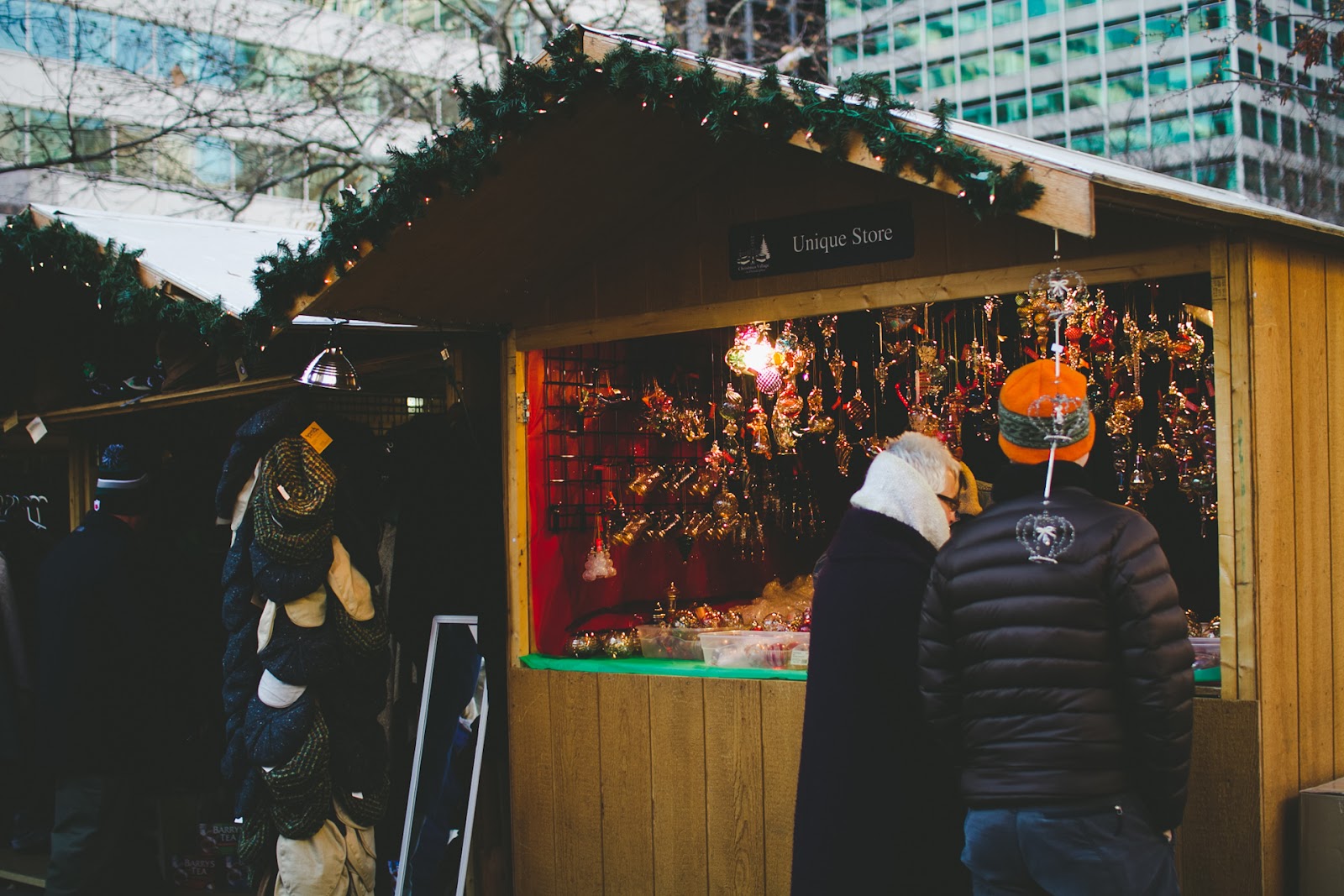 Love Park Christmas Village Streets and Stripes