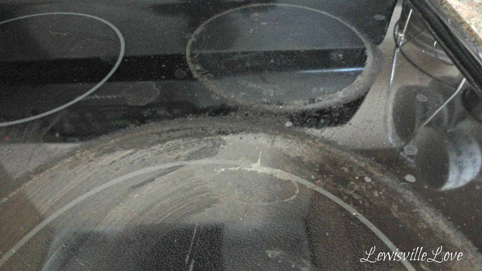 Lewisville Love How to clean a glass top stove