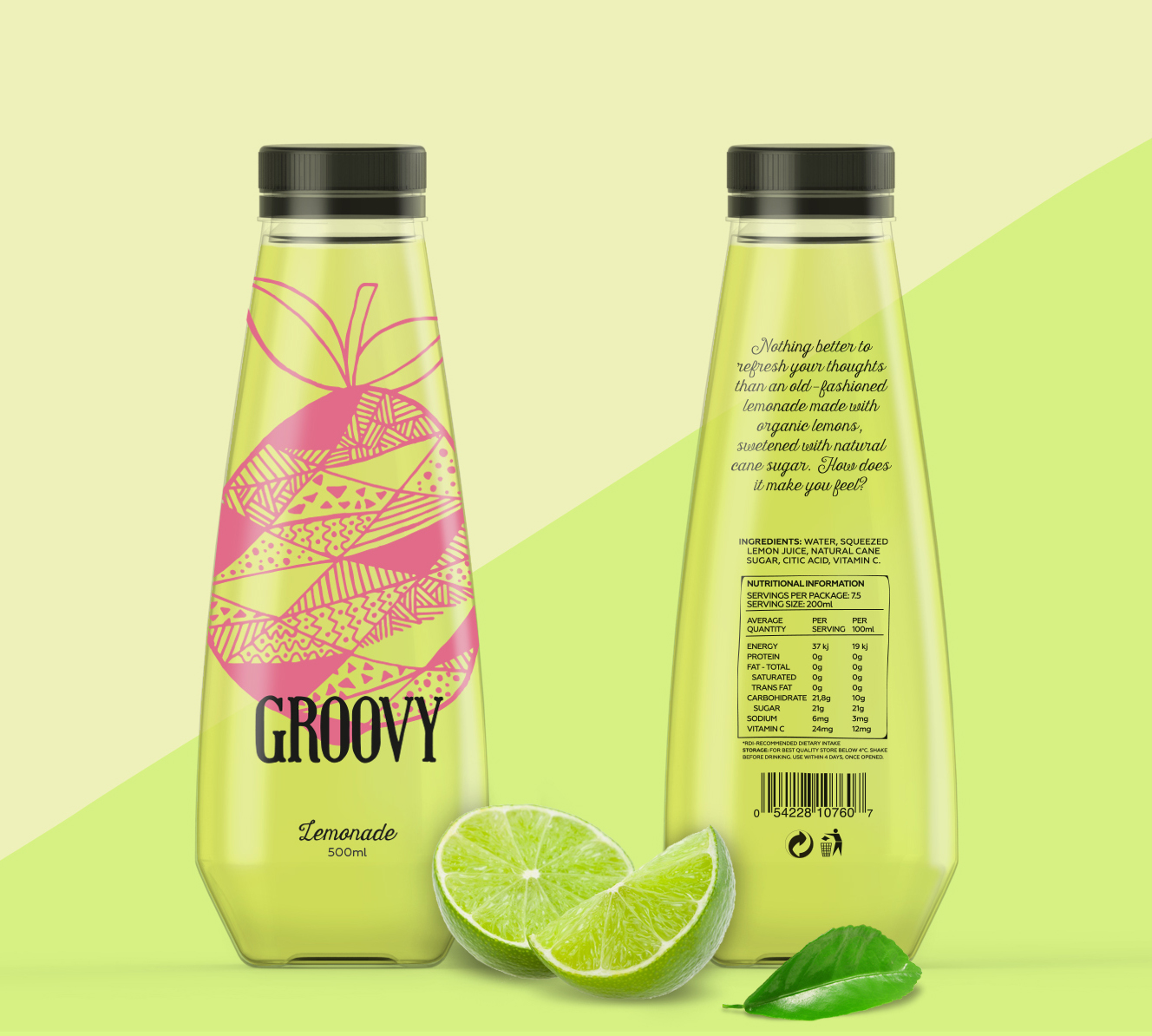 Groovy 100 Organic Juice (Student Project) on Packaging of the World