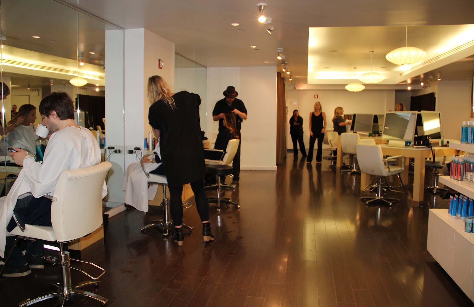 fashionably petite Cut and Blowout at Cutler Salon