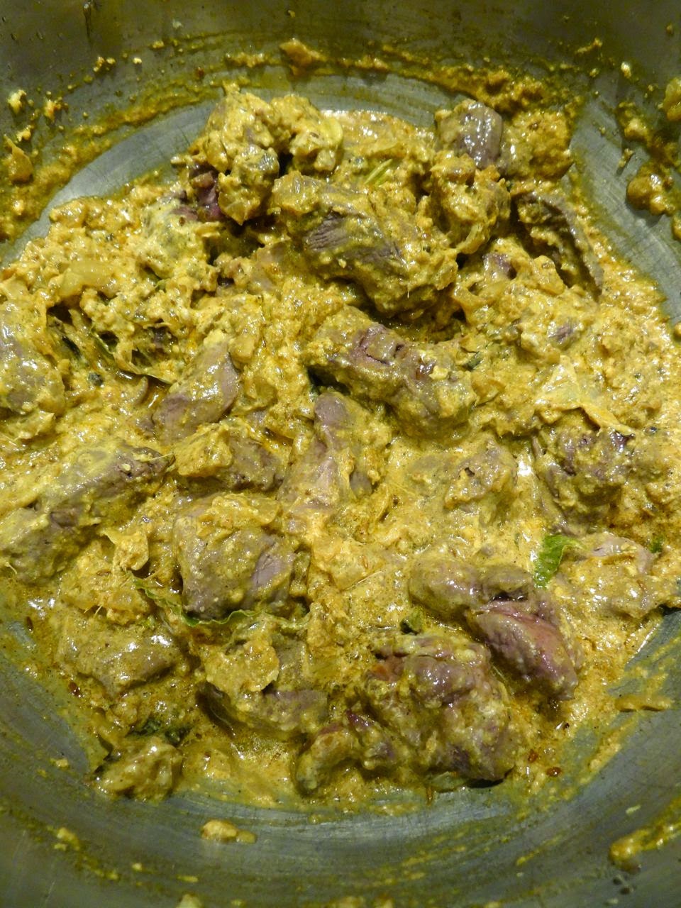 Scrumpdillyicious Saag Gosht Indian Lamb & Spinach Curry with Yogurt