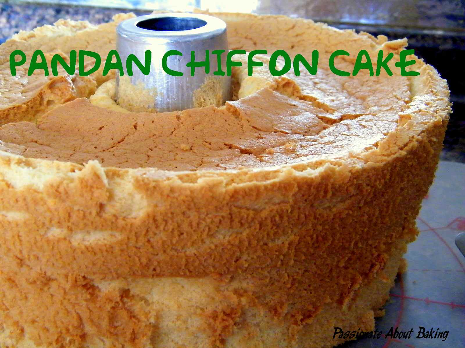 Pandan Chiffon Cake Passionate About Baking
