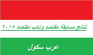 نتائج مسابقة مقتصد ونائب مقتصد 2015 1