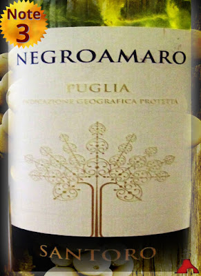 Rewe - Test und Bewertung italienischer Rotwein Santoro Negroamaro Puglia 2013
