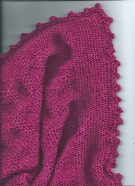 Marzipanknits Tuck Baby Blanket