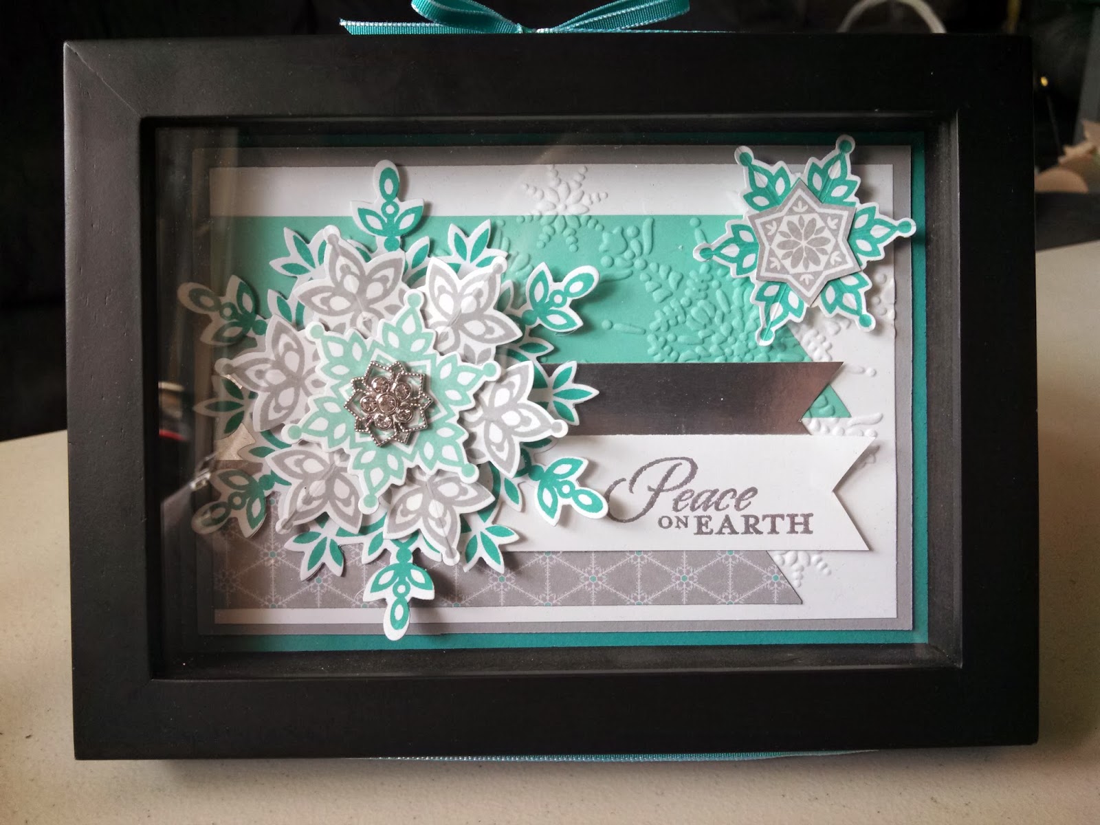 StampTheLove Stampin' Up! Christmas Shadow Box