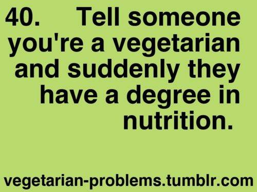 Why Are People Scared of Vegetarians/Vegans? Why Are People Scared of Vegetarians/Vegans?