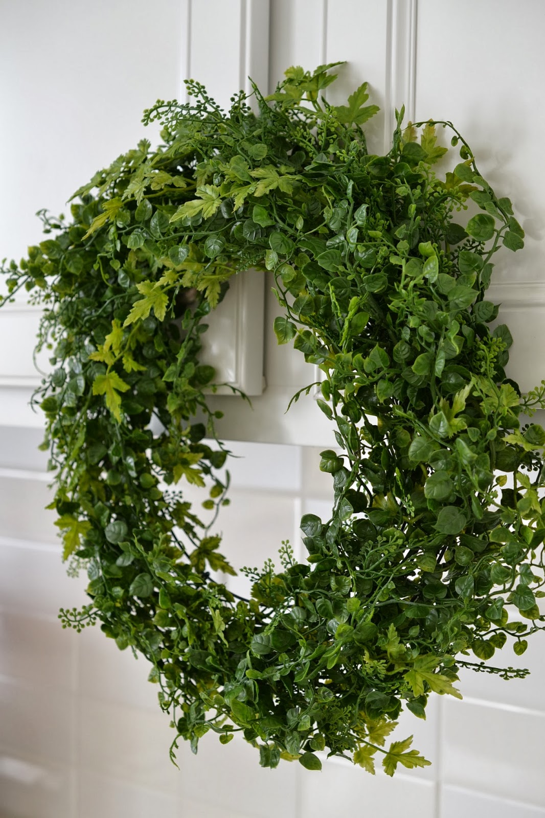 Tea Rose Home Tutorial Simple Green Wreath