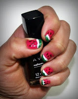 manicura sandia