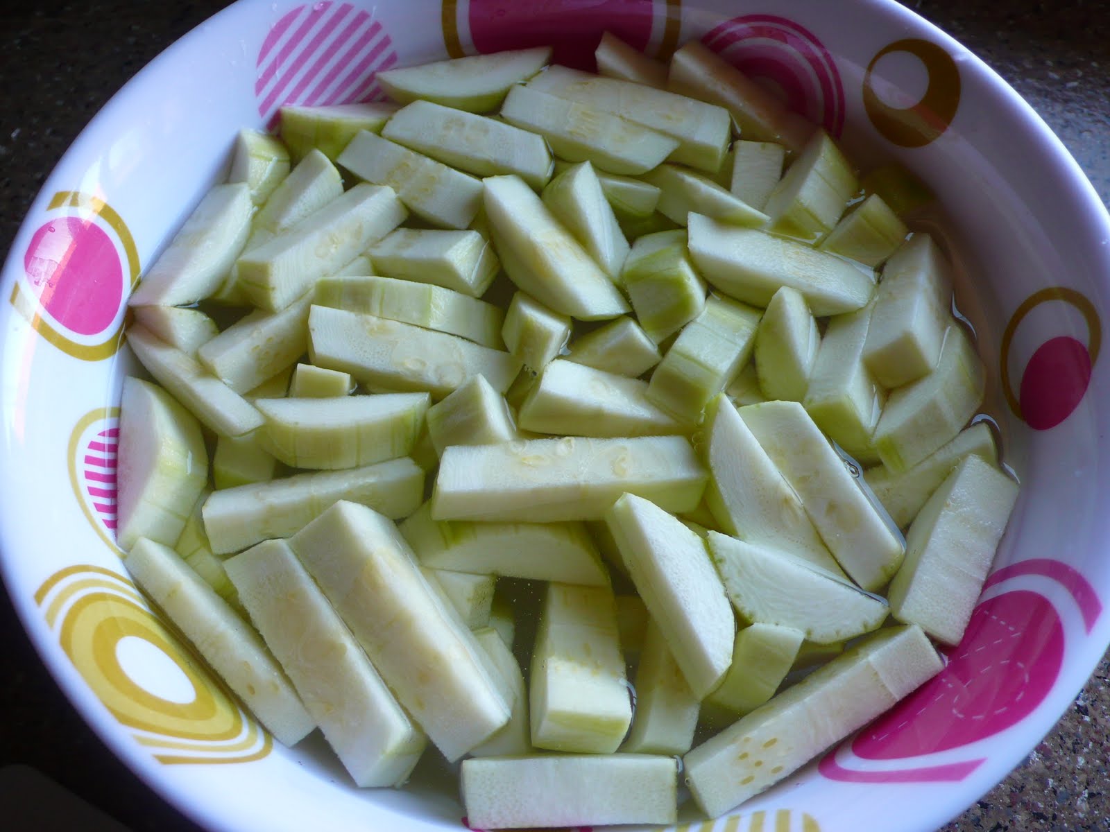 Food Endeavours of the Blue Apocalypse Zucchini, Prawns and Glass Noodles