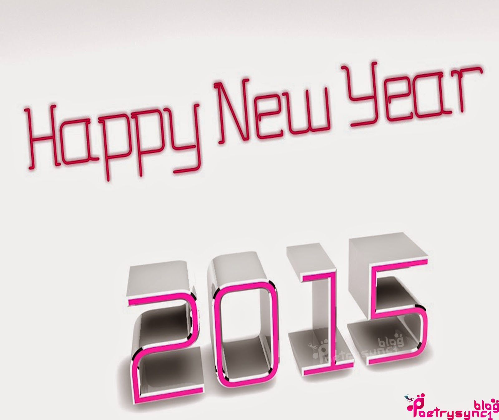 Latest Happy New Year 2015 3d Wallpaper full wide
