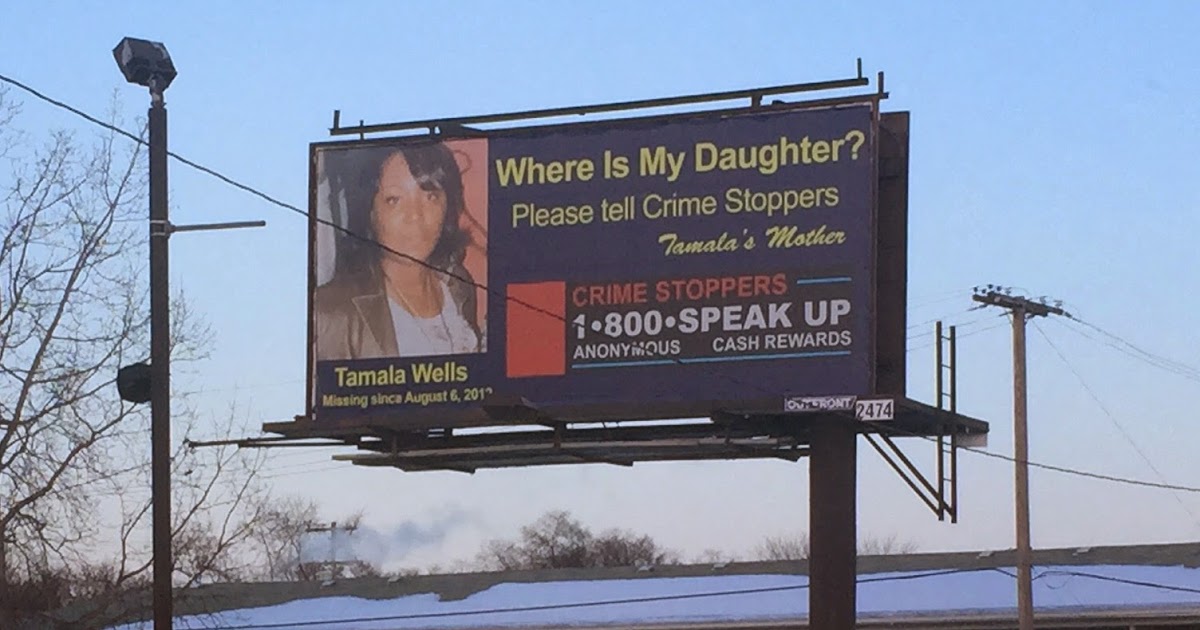 Help Find Tamala Nikki Wells CRIME STOPPERS BILLBOARD FOR NIKKI
