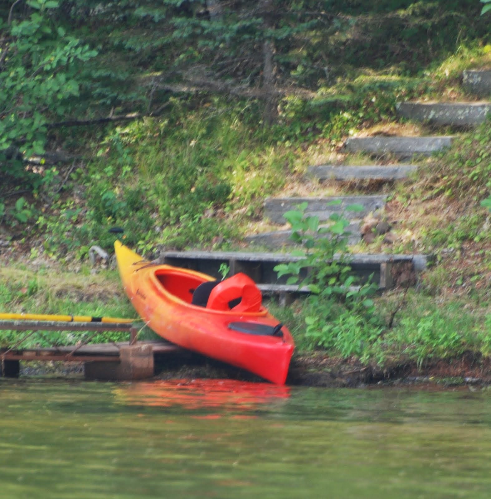 Kayak on the lake