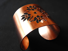 Brazalete calado en cobre (282)