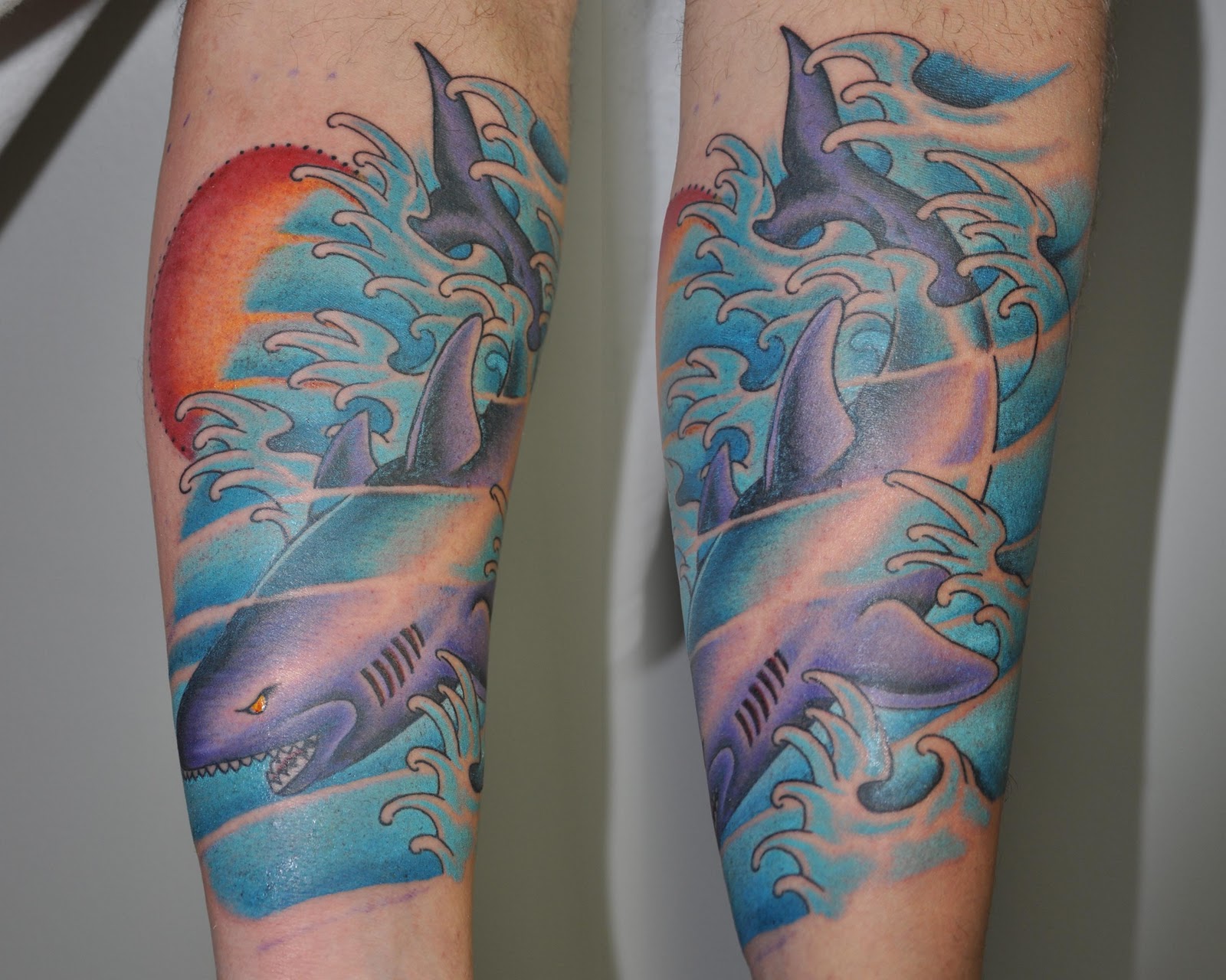 shark tattoos tattoo brian side show