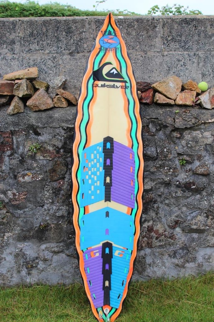 Vintage Surfboard Collector Uk Wave Graffitti 6 1 Thruster For