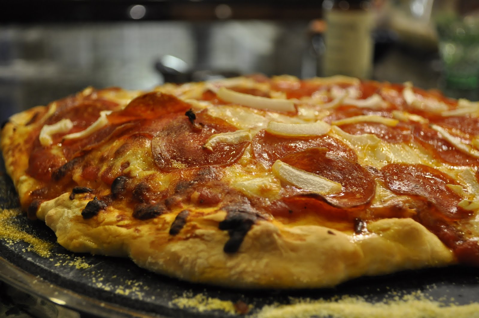 Create Amazing Meals Garden Salad, Pepperoni Pizza, and Peach Bellini