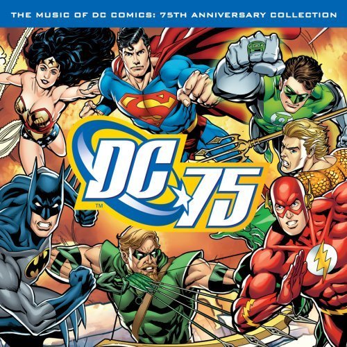 The bigger irony is that I always saw myself more as a closet Marvel fanboy. The Music of DC Comics: 75th Anniversary Collection, album cover