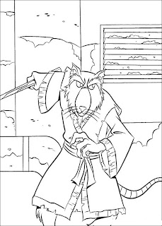 Teenage Mutant Ninja Turtle Coloring Pages