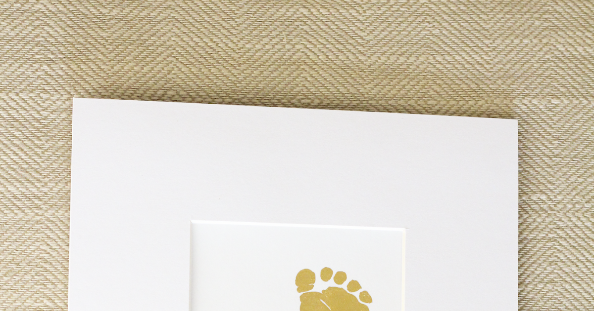 They Call Me Smudge Gold Leaf Baby Foot Print SoSmithy Design Giveaway