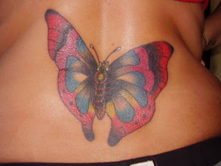 Colorful Butterfly tattoo design
