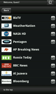 Android TV App - News Channels