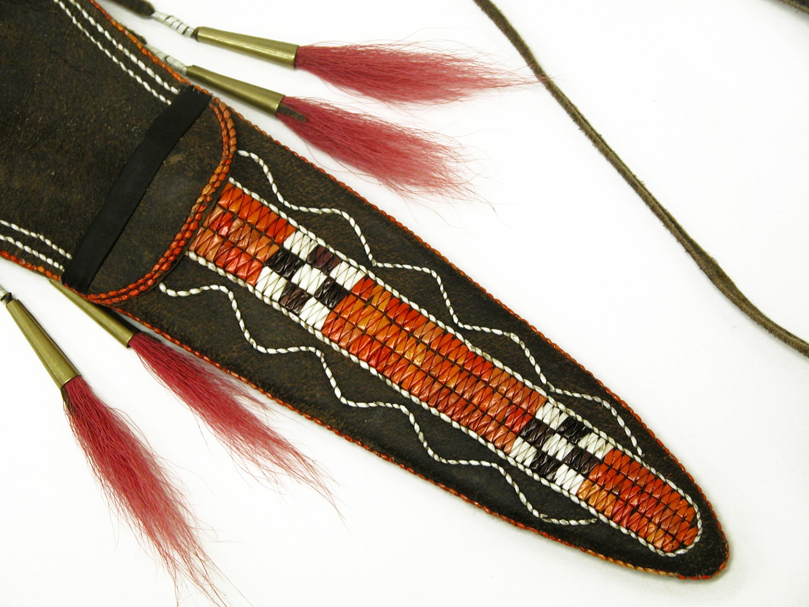 Contemporary Makers Shawn ster Quillwork Sheath with a Jim Hayes Knife