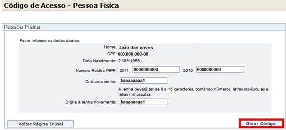 gerando código de acesso para cpf como-retirar-cpf-receita-federal