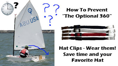 Annapolis Performance Sailing APS Hat Clips for Optimist Dinghy Sailors