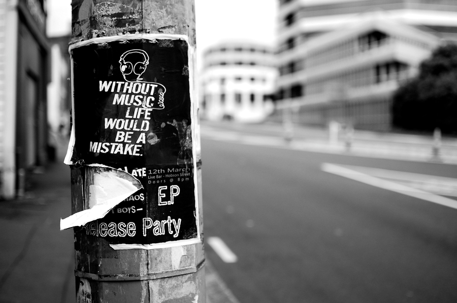 WITHOUT MUSIC LIFE WOULD BE A MISTAKE
